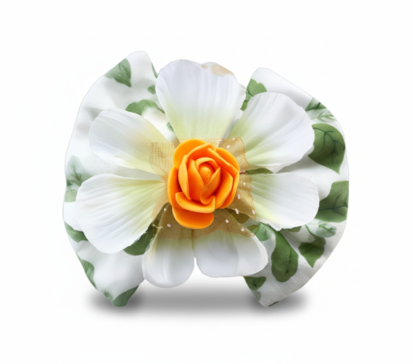 Golden Petal Hair Bow