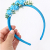 Blue blossom headband 2 Blue blossom headband