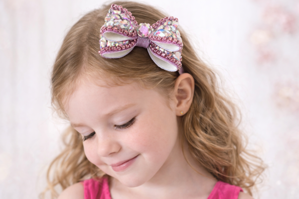 Luminous Gemstone Bow