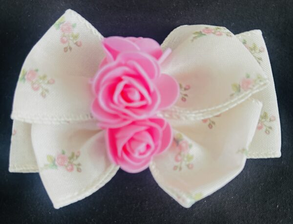 Blush garden bow