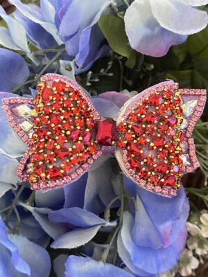 Brilliant ruby Bow