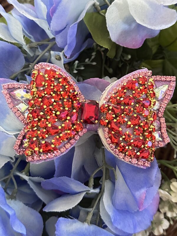 Brilliant ruby Bow