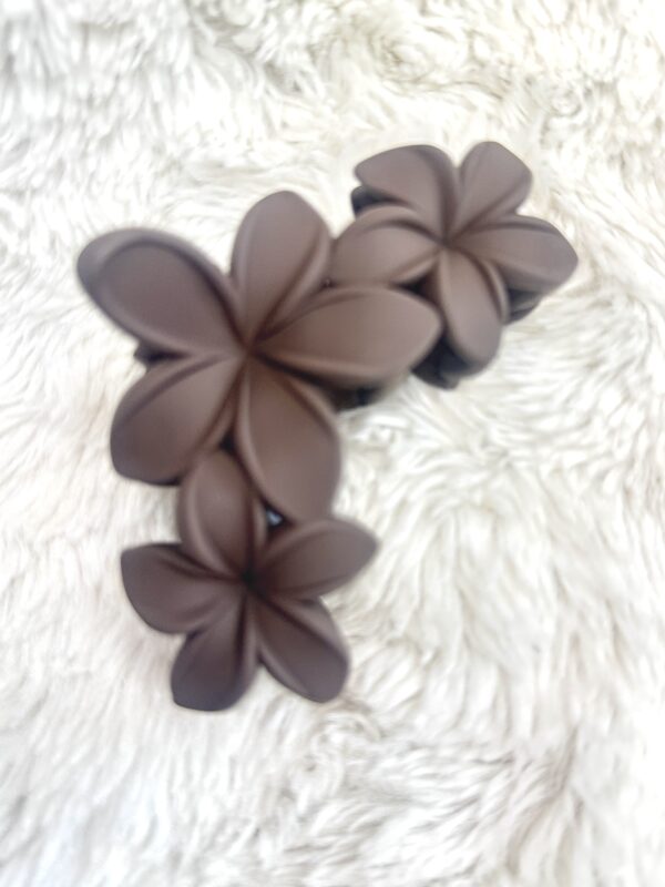 IMG_0345 Mocha Petal Hair Clip