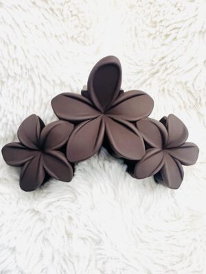 Mocha Petal Hair Clip