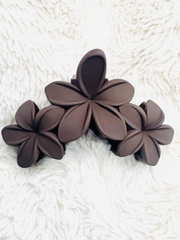 IMG_0349 Mocha Petal Hair Clip