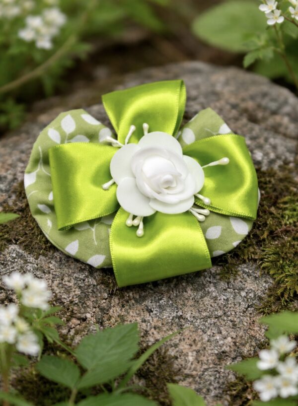 Spring Blossom Satin Bow