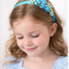 blue blossom headband Blue blossom headband