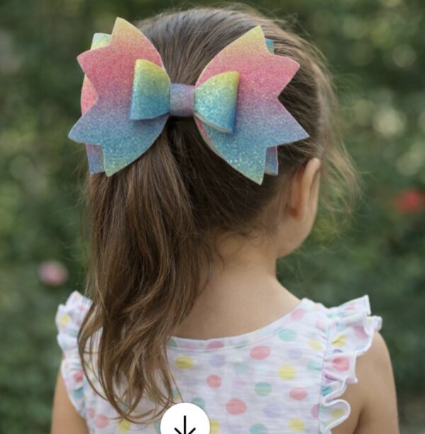 Cotton candy bow